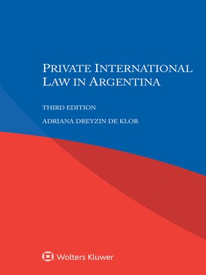 cover image of Private International Law in Argentina